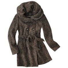 $60.00 Coffee Shop Junior's Hooded Double Breasted Wool Peacoat with Belt -Assorted Colors  Target. This is so cute. Cool Coats, Corporate Fashion, Winter Styles, Perfect Coat, Wool Peacoat, Outerwear Outfit, Web Magazine, Need Love