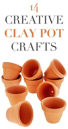 Use clay pots for more than growing flowers by making one of these fun clay pot crafts. Crafts With Clay Pots, Crafts With Clay, Crafts To Make At Home, Birds Crafts, Diy Jewelry Stand, Pots Crafts, Pot Craft, Small Clay Pot