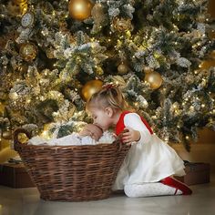 3 Siblings Christmas Photoshoot, New Sibling Christmas Pictures, Christmas Pics With Newborn, December Newborn Pictures With Sibling, Newborn Family Holiday Pictures, Toddler Newborn Christmas Photo, Sister Brother Christmas Photos