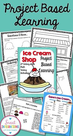 the ice cream shop project based learning for kids to learn how to make ice cream