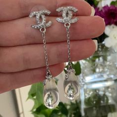 Beautiful Water Drop Earrings, All Stones Intact Silver Indian Earrings, Water Drop Earrings, Beautiful Water, Indian Earrings, Water Drops, Water Drop, Earrings Color, Jewelry Earrings, Women Jewelry