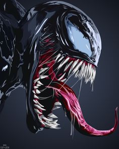 an image of a very large alien with sharp teeth