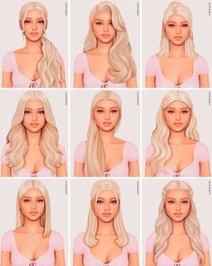 many different types of blonde hair for females