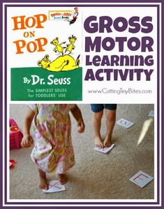 a book cover with the words gross motor learning activity