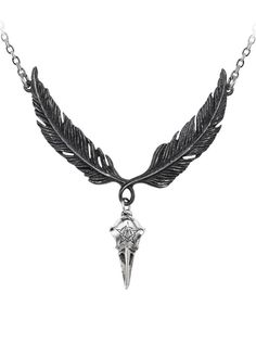 Inked Shop, Crow Skull, Raven Skull, The Skull, Feather Necklaces, Alchemy, Mother Nature