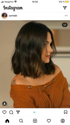 Short Dark Hair, Bronde Hair, Haircuts Straight Hair, Short Haircut, Dark Brown Hair, Style Hair