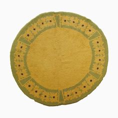 Style: Vintage, Art Nouveau
Materials: Wool
Color: green, yellow
Dimensions: Width: 222, Depth: 222, Diameter: 222 Small Circle Rug, Circle Carpet, Homemade Frames, Design Salon, Deco Luminaire, Handmade Carpet, Circle Rug, Gio Ponti, European Art