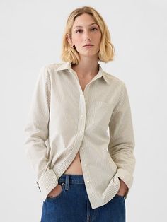 Organic Cotton Perfect Oxford Shirt Honey Shirt, Pesticides, Oxford Shirt, A Name, Work Fashion, Perfect Shirt, Classic Shirt, Cotton Poplin, Always Be