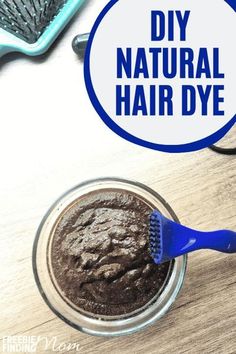 Homemade Hair Dye, Diy Natural Hair, Natural Hair Dye, Diy Hair Dye, Dollar Diy, Homemade Hair Treatments, Hair Dye Brush, Natural Hair Diy, Diy Hair Color