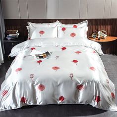 Luxury Rose Soft Silky Tencel Duvet Cover Set | Yedwo Home