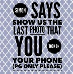 a poster with the words, you're on your phone pq only please