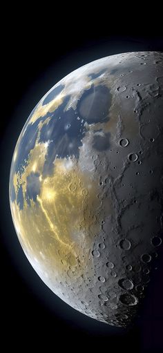 an image of the moon taken from space