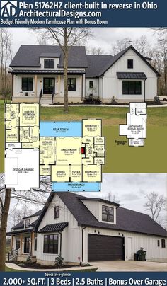 two story house plans with garage and living quarters