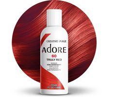 PRICES MAY VARY. Vibrant Color Quick and Easy to use Made in USA Free of Alcohol, Peroxide, and Ammonia Vegan and Curelty Free Natural Dark Blonde Hair, Adore Semi Permanent Hair Color, Adore Hair Dye, Red Hair Dye, Natural Dark Blonde, Red Era, Semi Permanent Hair Dye, Hairstyle Names, Dyed Red Hair