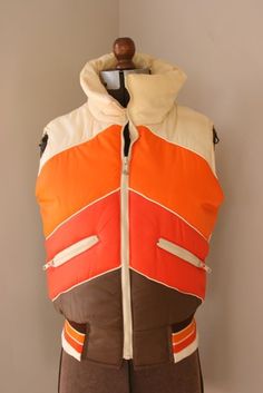 70s Apres Ski, Retro Ski Outfit, Retro Puffer Jacket, 70s Sportswear, Ski Shirt, Ski Shirts