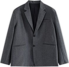 Black Long Sleeve Sport Coat With Single Button, Casual Fall Suits With Single Button, Casual Suits With Pockets, Casual Single Breasted Suits For Workwear, Casual Fitted Suit With Long Sleeves, Casual Black Winter Suits, Casual Fitted Winter Suits, Casual Tailored Long Sleeve Suits, Tailored Long Sleeve Casual Suits