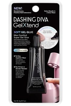 Dashing Diva Super Gel Glue - GelXtend Nail Glue for Nail Tips - Superior Adhesion, No Primer Needed - 5g Dashing Diva, Gel Glue, Nail Glue, Nail Extensions, Glue On Nails, Nail Tips, Diva