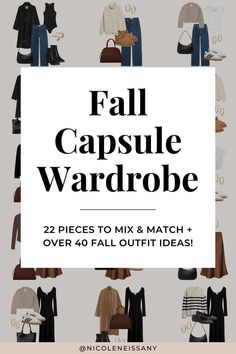 Fall capsule wardrobe and casual chic fall outfits for women Fall Outfits Capsule Wardrobe 2024, Fall Fashion 2024 Women 40, Plus Neutral Outfits, Chic But Casual Outfits, Fall Outfit Essentials 2024, Women Over 40 Fall Outfits, Fall Outfits 2024 Over 40, Sweater Capsule Wardrobe, Fashion Over 40 Fall 2024