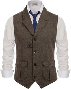 Half Coat Designs For Men, Men Waistcoat Outfits, Green Waistcoat Men, Waistcoat Men Style, Mens Tweed Vest, Casual Suit Vest, Men Vest Outfits, Tailored Waistcoat, Waistcoat Designs