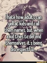 How don't even get me started. I hate bullshit like this simply because I was raised  to defend myself if someone was being rude to me or disrespectful.  But my dad is a easy to anger man, and whenever he would get frustrated he would ruin any self confidence in had in myself around my pre teen years. Till one day I stood up for myself and not only was he confused as to why he was furious and he grounded me. And then my mom comes up to me and said "You should respect your parents." Quotes Deep Feelings, True Facts, Whisper Quotes, Deep Thought Quotes, Real Quotes, Thoughts Quotes, Relatable Quotes, Meaningful Quotes, The Words