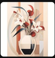 Canvas Wall Art Living Room, Modern Artwork Abstract, Cubist Art, Flower Canvas Wall Art, Beautiful Abstract Art, Cubism Art, Creative Wall Art, Cartoon Flowers