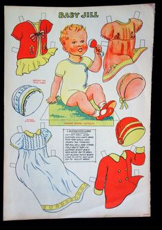 an old baby's dress and hat pattern