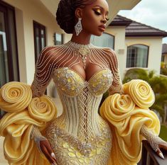 Nigerian Dress Styles, Different Wedding Dresses, African Traditional Wedding Dress, Traditional Wedding Dress, Glam Dress, African Traditional Wedding