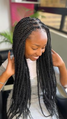 Explore the top Natural Hair styles of 2024. Embrace your unique curls and texture with these inspiring and beautiful looks. Large Twists, Cornrows Ideas, Marley Braid, Corn Row, Corn Rows, Cornrow Braids, Short Box Braids Hairstyles