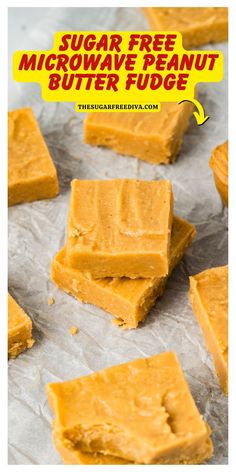 sugar free microwave peanut butter fudge is the perfect treat for those busy workdays