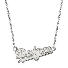 Show your support for your favorite baseball team with this Los Angeles Dodgers pendant necklace. Boxed for gift-giving. Show your support for your favorite baseball team with this Los Angeles Dodgers pendant necklace. Boxed for gift-giving. Pendant size: 18 mm x 24 mm Necklace length: 18 inches Chain type: cable Metal: sterling silver Finish: polished Nickel free Packaging: boxed Officially LicensedSUSTAINABILITY FEATURES BPA free PVC free Size: 10MM. Color: Multicolor. Gender: female. Age Grou Small Pendant Necklace, Baseball Team, Small Pendant, Los Angeles Dodgers, Necklace Length, 10k Gold, Polished Nickel, Gold Plating, Bpa Free