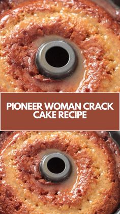 Pioneer Woman Crack Cake is made with yellow cake mix, vanilla pudding mix, eggs, cinnamon, white and brown sugar, vegetable oil, water, and white wine, topped with a rich butter glaze. This easy and delicious Crack Cake recipe creates a moist dessert that takes about 1 hour to prepare and can serve up to 12 people. Pioneer Woman Desserts, Pioneer Kitchen, Easy Recipies, Butter Glaze, Cake Story, Vegetarian Cake, Pound Cakes, Vanilla Pudding Mix, Cake Box