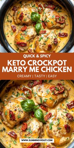 chicken and spicy keto crockpot mary me chicken creamy tasty easy recipe