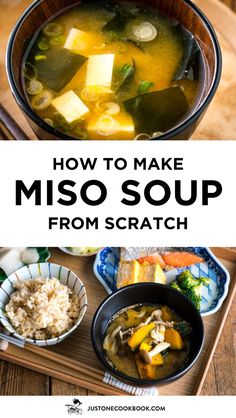 how to make miso soup from scratch