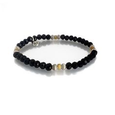 Our November Beaded Birthstone Bracelet is the perfect accessory for any jewelry collection.  Crafted from the highest quality materials, this handmade bracelet has a luxurious feel and will be a timeless addition.  "Make Your Mark In The World and Feel Beautiful Doing It"  *Signature CVLCHA Gift Box Included* Product Description:  Size: 7 inch stretch  Stone Size: Black Onyx 6mm,  Citrine 2x4mm   18K Gold-plated beads / Platinum Plated Nickel, Lead and Allergy Free Handmade with love in Austral Topaz Birthstone, Clean Sterling Silver, Birthstone Bracelet, Black Bracelets, Feel Beautiful, Birthstone Bracelets, Gold Piece, Topaz Stone, Make Your Mark