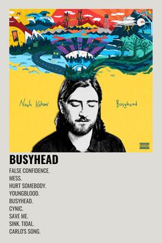 a poster with the words bushyhead on it