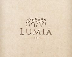 the logo for lumia xi is shown on a piece of parchment paper with black ink