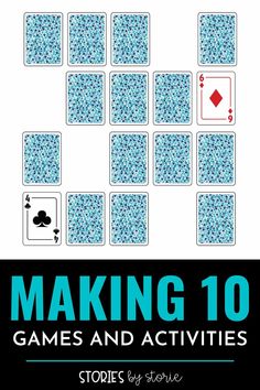 the cover of making 10 games and activities