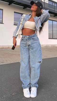 Aufits Aesthetic, Stylish Fits, Streetwear Fashion Women, Simple Trendy Outfits, Tomboy Fashion, Teenage Fashion Outfits