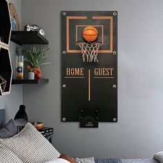 game-archtwain-Mega Basketball Wall GameCraft-home office decorations Basketball Hoop Wall, Hoop Wall Decor, Wall Games, Decorative Wall Sculpture, Wall Game, Basketball Wall, Life Space, Mega Star, Basketball Game