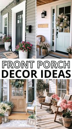 front porch decor ideas for spring and summer