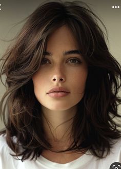 Layers For Medium Short Hair, Medium Length Haircut Texture, Medium Chunky Layered Hair, Shoulder Length Hair With Textured Layers, Layered Short Hair Side Part, Hairstyle Women 2024, Cool Haircuts For Women Medium, Medium Length Wavy Hair With Layers And Bangs, Soft Long Layers Medium Hair