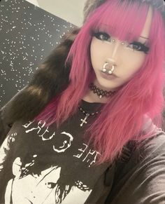 @cheesegirl692 on ig Pink Egirl, Barbie Hairstyle, Makeup Drawing, Swag Makeup, Gyaru Fashion, Goth Beauty, Cute Makeup Looks