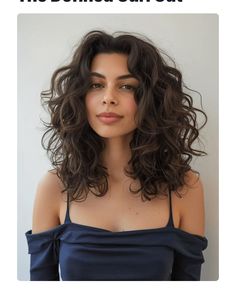 Medium Naturally Curly Hair, 2c3a Curly Hair Styles, Curly Hair Styles For Oval Faces, Medium Length Brown Curly Hair, Collar Bone Length Hair Curly, Shoulder Length Haircuts For Curly Hair, 2c Haircuts Medium, Hair Cuts Curly Hair Medium, Coupe Curly Hair