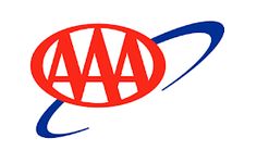 the aa logo is shown in red and blue