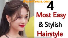 Easy Hairstyles for Girls that Look Amazing & Adorable Frock Hairstyle, Hair Design Ideas, Easy Girls Hairstyles, Open Hairstyle, Quick And Easy Hairstyles, Kids Frock, Girls Hairstyles Easy