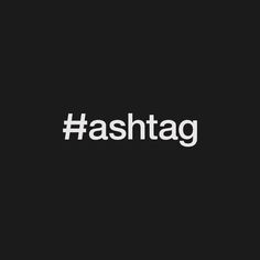 hash tag with the word hashtag written in white on a black background, as well as