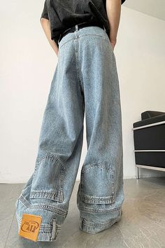 Black Faded Jeans Outfit, Crazy Jeans, Ropa Upcycling, Trendy Bottoms, Outfits For School, Fashion Top Outfits, Custom Jeans