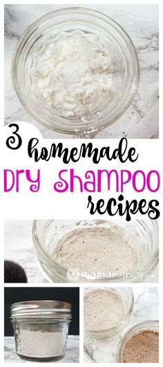 3 Homemade Dry Shampoo Recipes Nontoxic Shampoo, Dry Shampoo Recipe, Diy Shampoo Recipe, Homemade Dry Shampoo, Natural Dry Shampoo, Baking Soda For Hair, Baking Soda Benefits, Diy Dry Shampoo, Shampoo Recipe