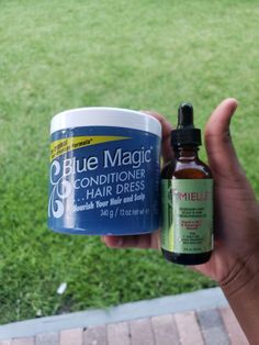 Hairstyles After Washing Natural Hair, Blue Magic Grease, Blue Magic Grease On Natural Hair, Natural Hair Care Products Aesthetic, Blue Magic Hair Grease Growth, Blue Magic Hair Products, Hair Growth Grease, Black Owned Hair Care Products