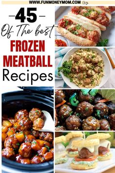 the best frozen meatball recipes are in this roundup and it's easy to make